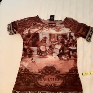 Jean Paul Gaultier 1998 Vintage Rare Mesh Top